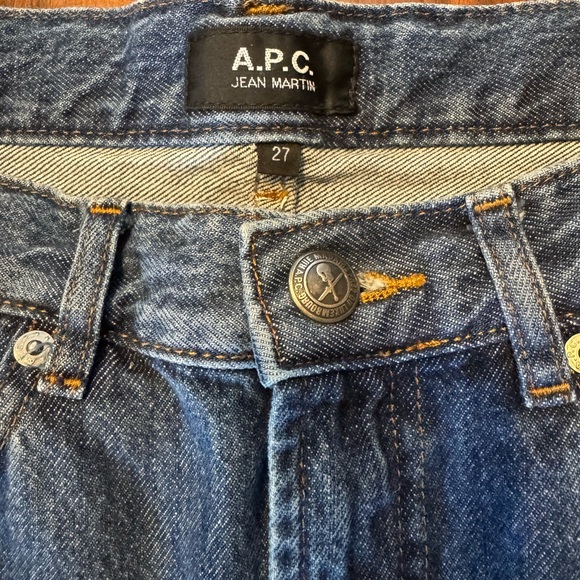 A.P.C. Indigo Denim Jeans - Picture 1 of 5